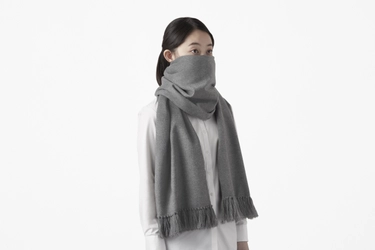 nendo×くればぁ 第2弾 世界唯一のマフラー型マスク 「bo-biプロテクトスカーフ」全国新発売