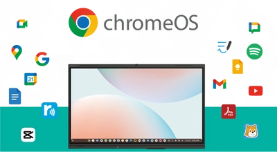 インクルーシブ電子黒板 MIRAI TOUCHを提供するさつきが、 電子黒板に搭載可能なChromebox OPSを発表