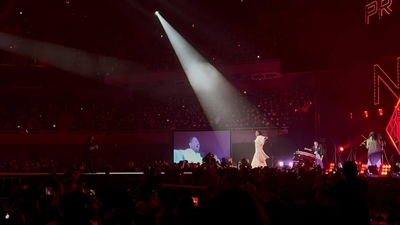 日本武道館 グレート・ムタvsWWE中邑真輔 オープニング演奏