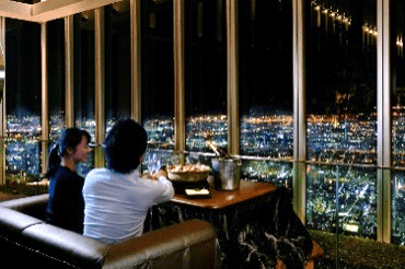 【ペアシート５８階西側席イメージ】