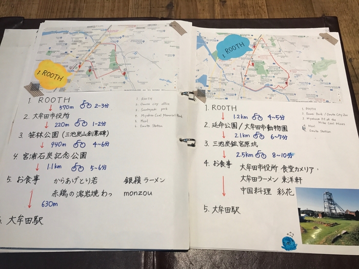 コンシェルジュブック自転車ルート 