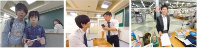 ▲左から、学齢期、思春期、職業体験