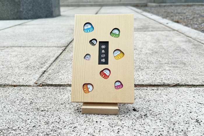 天然木の御朱印帳 達磨