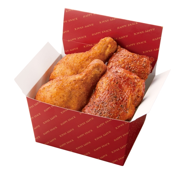 極旨チキン2個と薫るスモークチキン2個(画像はイメージです。)