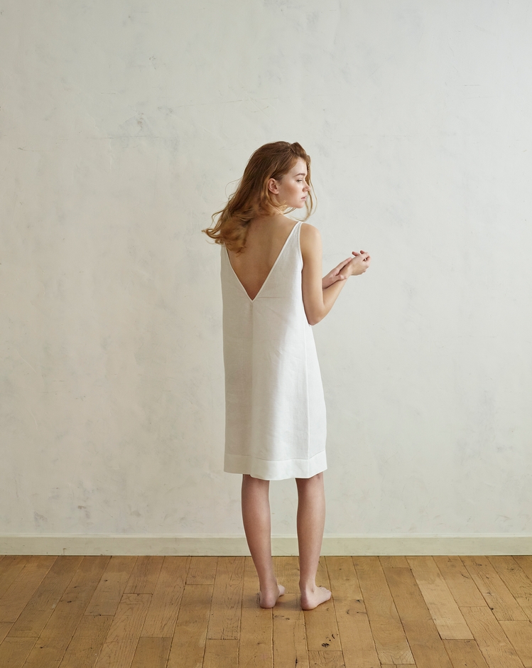 Aラインワンピース_バック