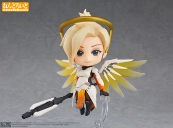 ゲーム『オーバーウォッチ』より、 ヒーローキャラクター“マーシー”が デフォルメ可動フィギュアねんどろいどになって登場！ GOODSMILE ONLINE SHOPほかにて7月12日(水)に予約開始