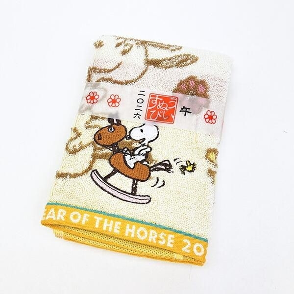 スヌーピーのミニタオル