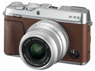 ミラーレスデジタルカメラ「FUJIFILM X-E3」ブラウン単焦点レンズキット数量限定発売