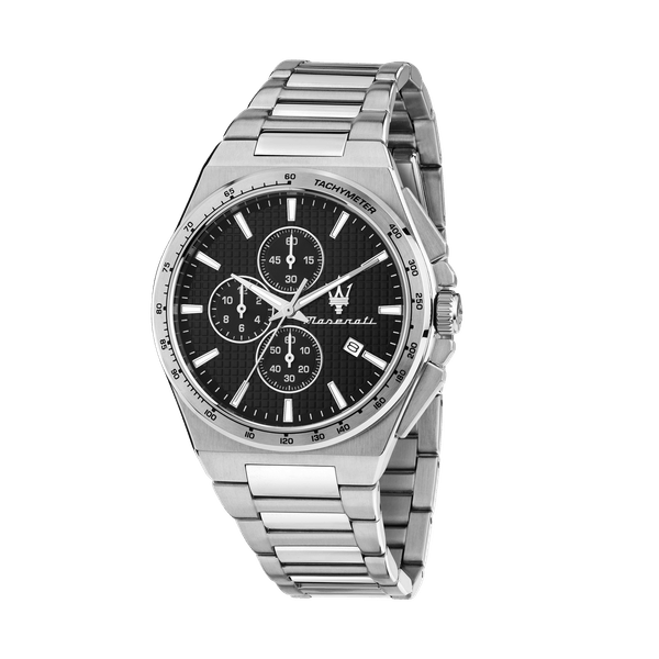  41MM CHRO BLK DIA SS BR