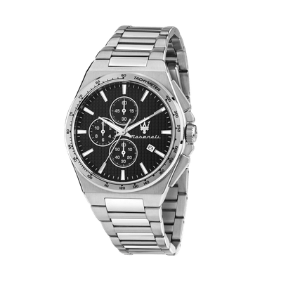 41MM CHRO BLK DIA SS BR
