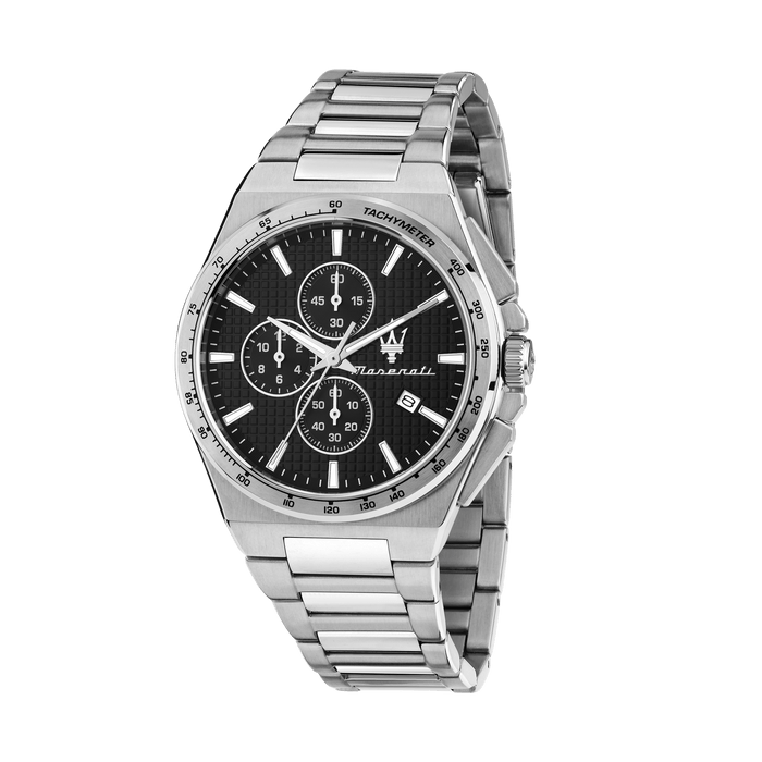  41MM CHRO BLK DIA SS BR