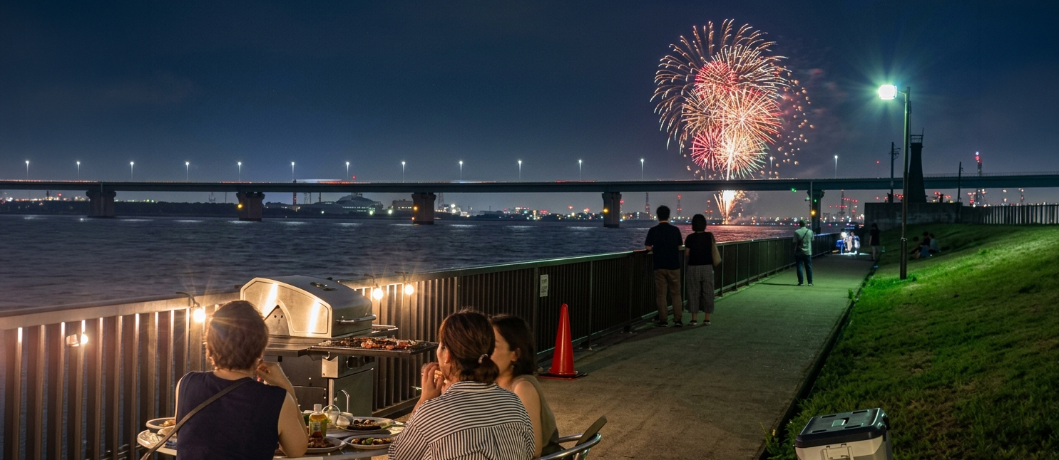 秋の夜空と食を楽しむ「なにわ淀川花火大会 特設BBQプラン 2026」がSAILS大阪に新登場!2026年10月17日(土)開催!