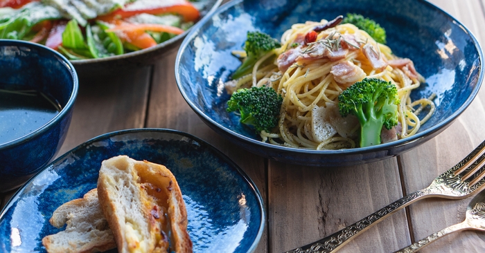 Re-食器 紺青(使用例3)