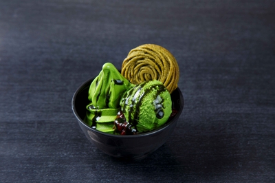 村抹茶パフェ
