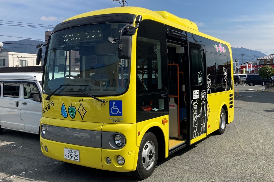 大新東が受託運行する須恵町コミュニティバス （佐谷～東志免線）