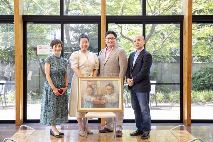 絵画贈呈