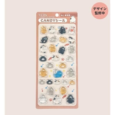 りぶはあとのポップなぷっくりシール