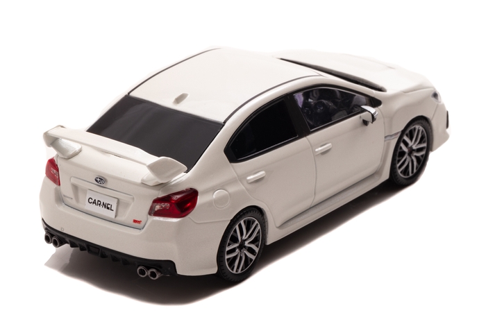 1/43 スバル WRX STI Type S (VAB) 2019 Crystal White Pearl:右後