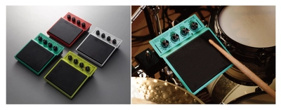 エレクトロニック・ドラムや世界中の打楽器の音色を 手軽に演奏できる電子パーカッション4機種を発売 ～ドラマーやギタリストがいつもの楽器に 加えて使えるコンパクトさと簡単操作～