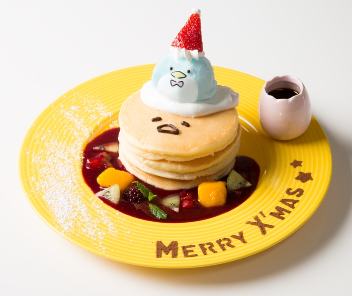 メリークリスマス♪タキシードサムとぐでたまのフルーツパンケーキ　