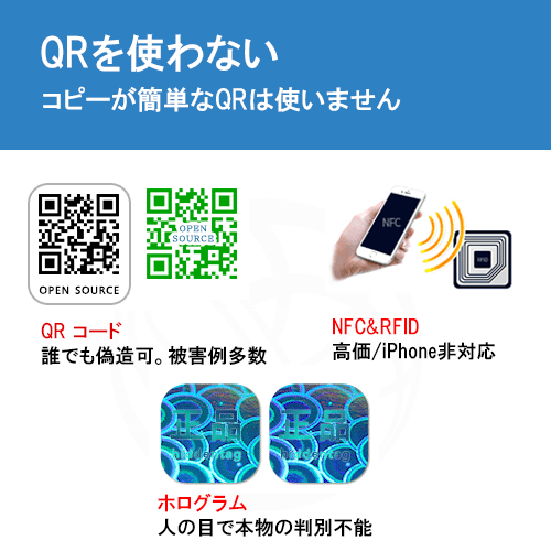 正規品認証／流通管理ソリューション『Trust Tag』発売 “QRコード