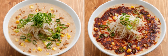 ヴィーガン 味噌らーめんとヴィーガン スパイシー味噌らーめん