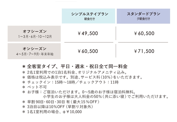 新料金表