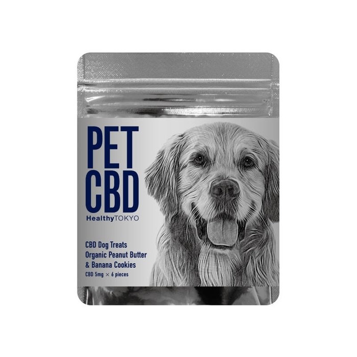 PetCBD ドッグトリーツ 5mg オーガニックピーナツバッターとバナナ