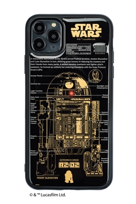 FLASH R2-D2(TM) 基板アート iPhone 11 Pro Maxケース黒