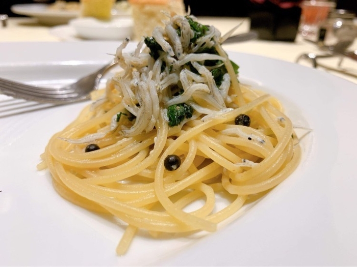 パスタと胡椒