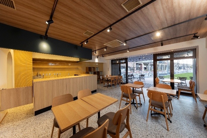 「ForC+Cafe ゆめが丘」店内