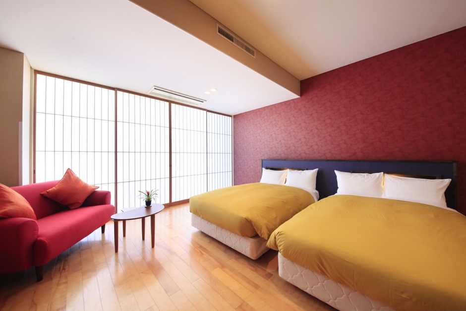 和モダンな客室