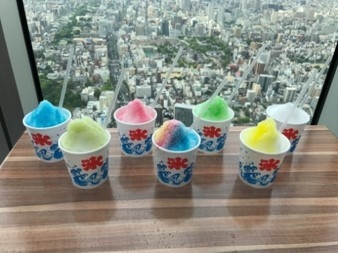 7種類のかき氷写真