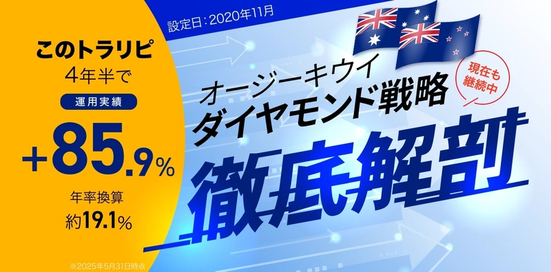 【マネースクエア】徹底解剖！ オージーキウイ・ダイヤモンド戦略の特設ページを公開しました