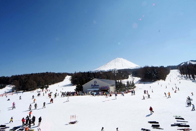 ふじてんスノーリゾートの全景