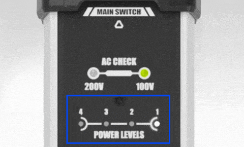 使った分だけ点灯、見やすく簡単