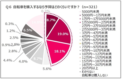 Q6 自転車を購入するなら予算はどのくらいですか?