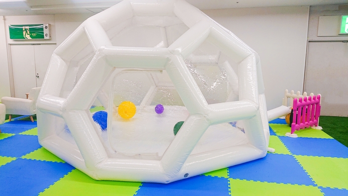 風船ハウスが登場!