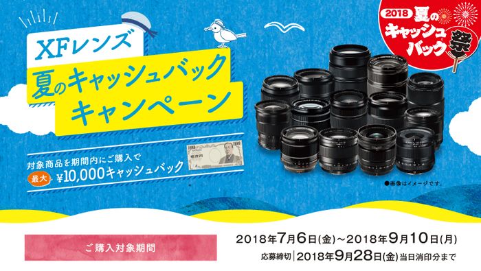 XFレンズ　キャッシュバック