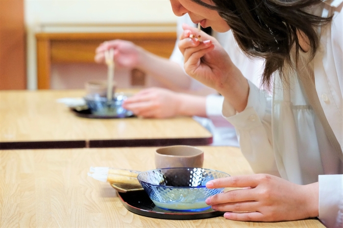 身体の中まですっきり光明寺特製ところてんと美味しいお抹茶(2)