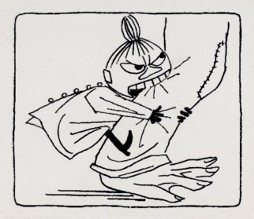 トーベ・ヤンソン　《「ムーミン谷の夏まつり」挿絵》　1954年　インク・紙　ムーミン美術館