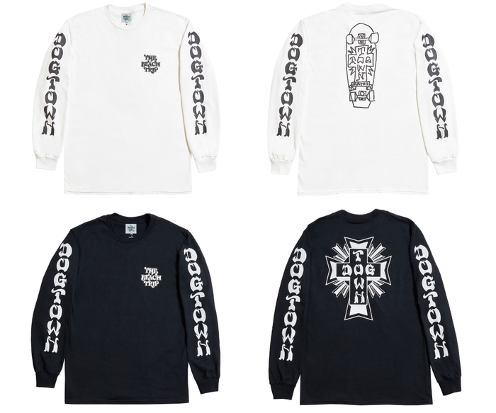 2 "DOGTOWN × THE BEACH TRIP" L/S TEE