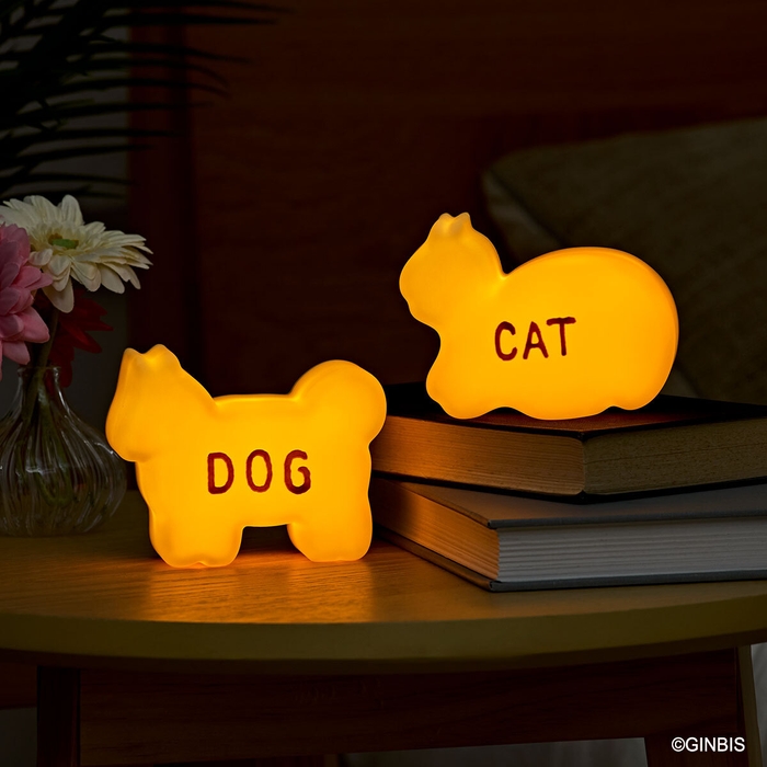たべっ子どうぶつルームライトミニ DOG/CAT(使用イメージ)
