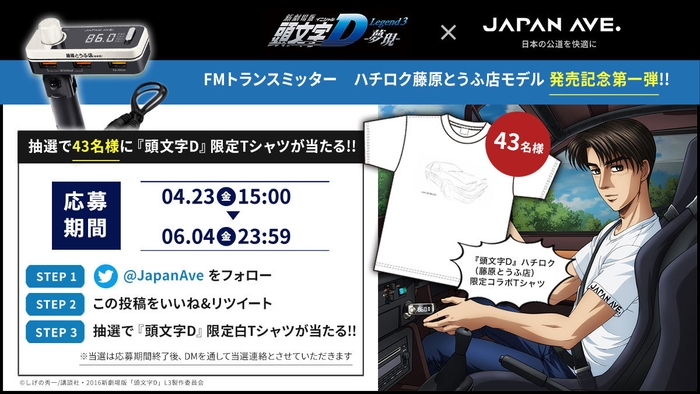 『頭文字D』 JAPAN AVE. FMトランスミッター (3)