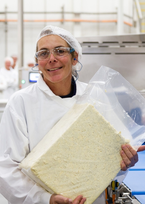 ジェーン・ペキン氏　チーズ第1号と