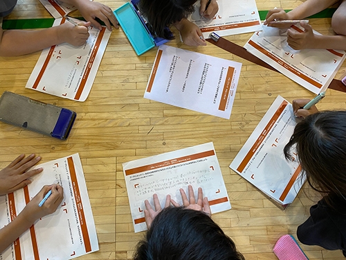 授業を受けた児童の様子 2