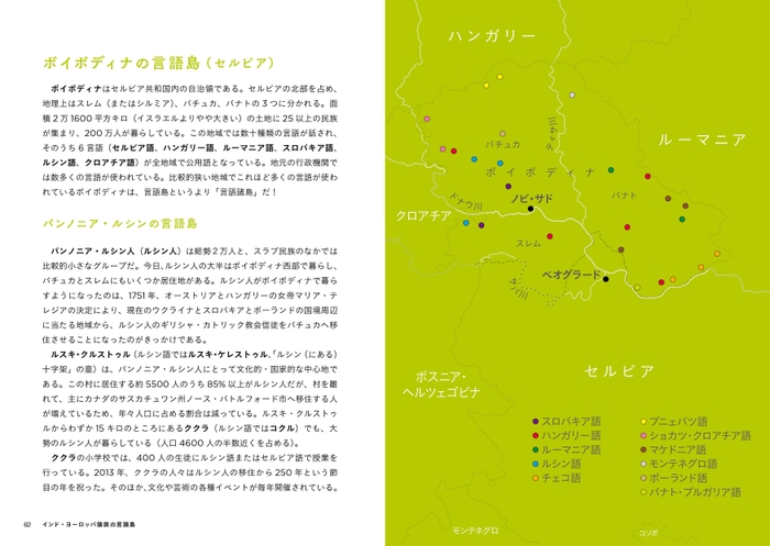 『あなたの知らない、世界の希少言語 世界6大陸、100言語を全力調査!』中面