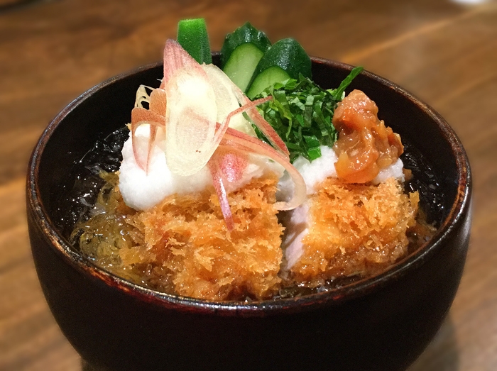 冷やしかつ丼(コース料理)