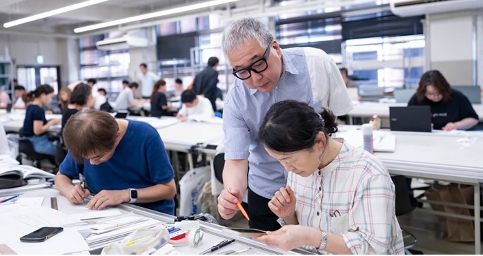 令和7年（2025年）6月の建築学部（通信教育課程）でのスクーリングの様子