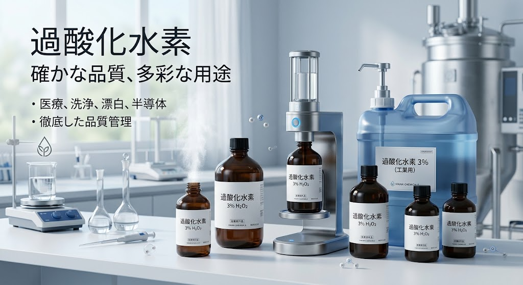 過酸化水素の世界市場規模:年平均成長率3.2%予測、最新トレンドと需要変化2026-2032